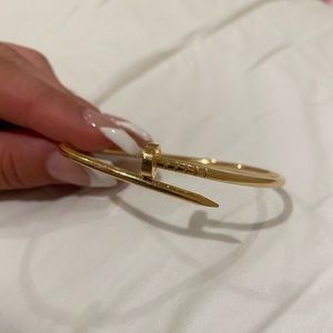 JUSTE UN CLOU BRACELET SM yellow gold Size 17